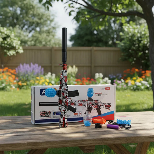 🔫 Rifle de Balas de Gel Eléctrico y Manual A-K 367D