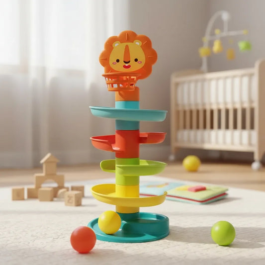 🎠 Torre de Bolas Didáctica Infantil – Roll Ball