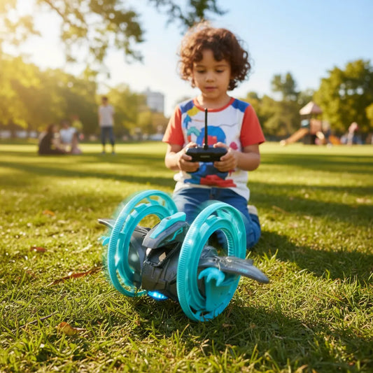 🦖 Carro Dinosaurio Stunt Control Remoto 360°