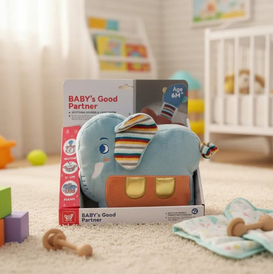 Peluche Musical para Bebé – Elefante o Tambor